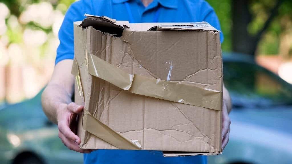 What happens if my USPS parcel select package is lost or damaged?