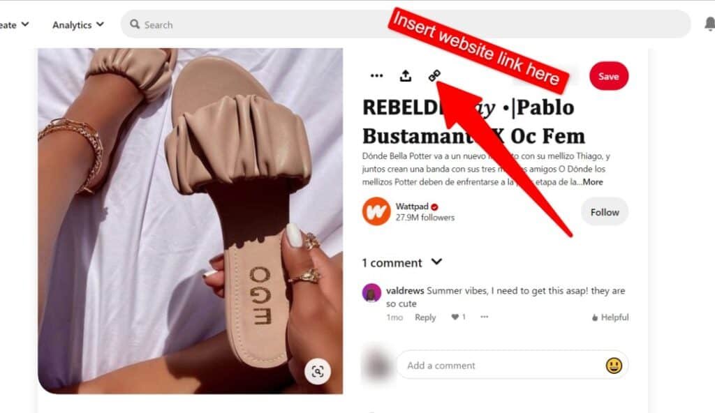 Pinterest For Ecommerce: include links in your pins Pinterest For Ecommerce: include links in your pins